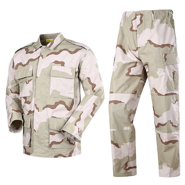 BDU Polycotton Ripstop 3-Color Desert Camo