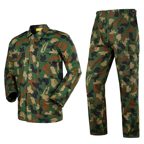 BDU Polycotton Ripstop Nigerian M14 Woodland Camo