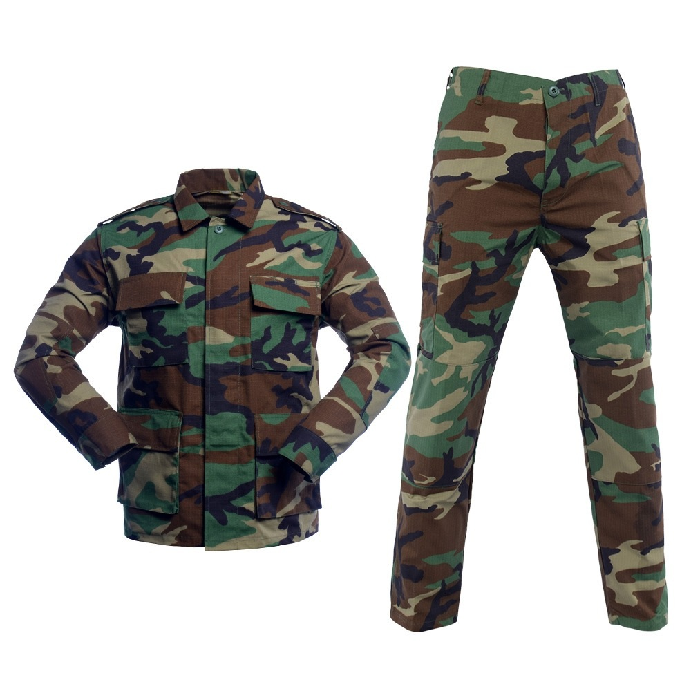 BDU Polycotton Ripstop Woodland Camo