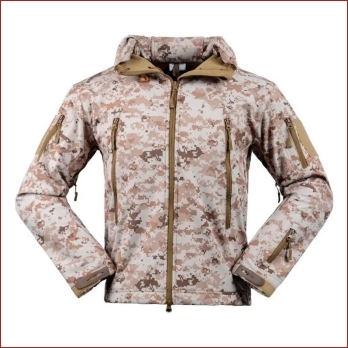 Tactical Softshell Jacket Desert MARPAT