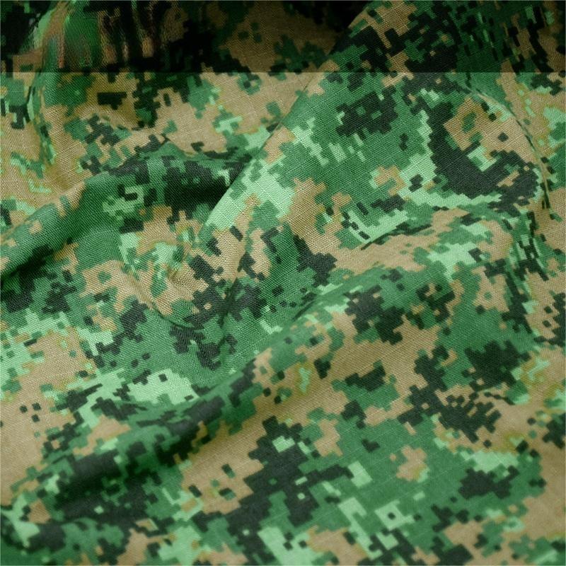 Infrared/mosquito/wrinkle resistant camouflage fabric 