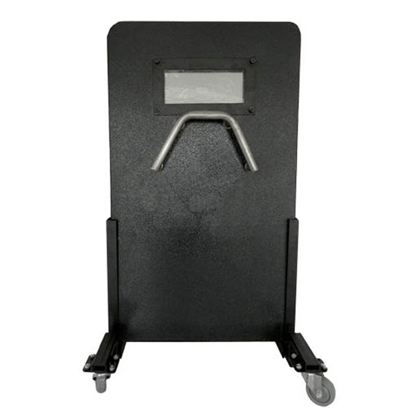 NIJ IV Hand-Held Bulletproof Shield With Trolley-2.jpg