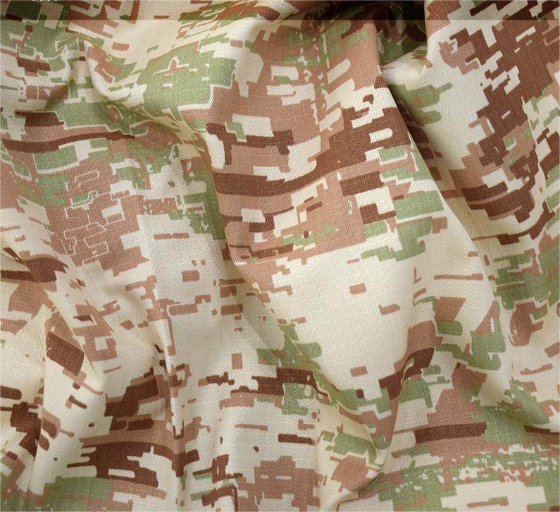 Middle East soft and comfortable tear resistant camouflage fabric