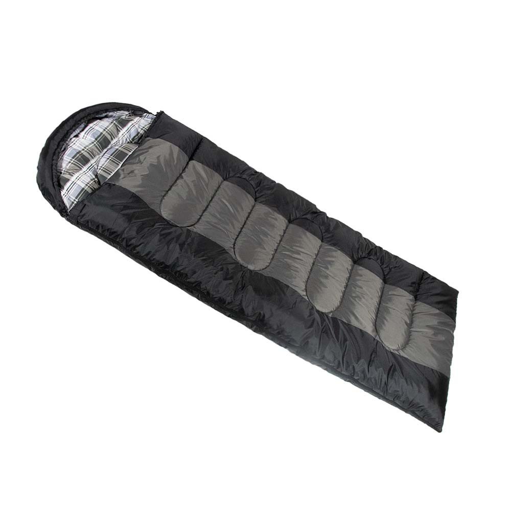 Envelope and hooded sleeping bag