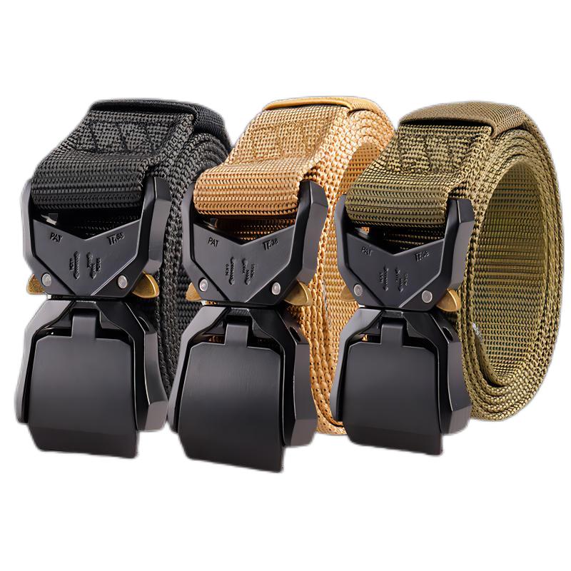 Aluminum buckle tactical belt